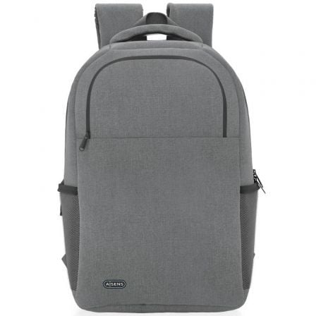 Mochila aisens premium asbg-bp083-gr para portátiles hasta 15.6"/ gris