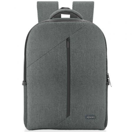 Mochila aisens premium asbg-bp084-gr para portátiles hasta 15.6"/ gris
