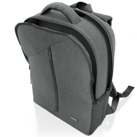 Mochila aisens premium asbg-bp084-gr para portátiles hasta 15.6"/ gris