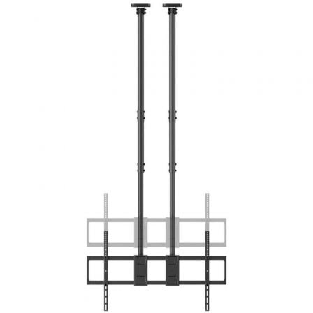Soporte de techo inclinable/ giratorio/ nivelable aisens ct120tle-395 para tv de 60-120"/ hasta 120kg