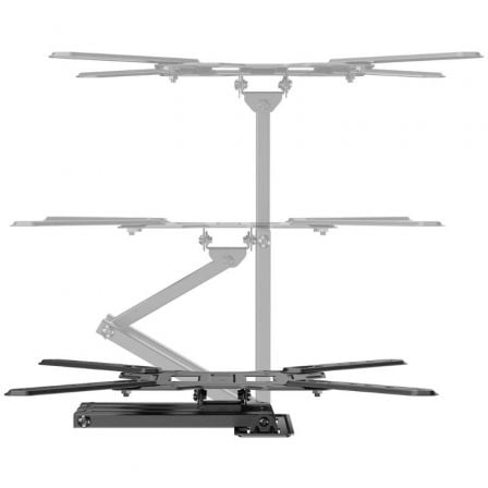 Soporte de pared inclinable/ giratorio aisens wt65tse-417 para tv de 23-65"/ hasta 30kg