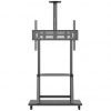 Soporte de suelo con ruedas aisens ft100e-135 para tv 37-100"/ hasta 150kg