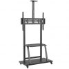 Soporte de suelo con ruedas aisens ft100e-135 para tv 37-100"/ hasta 150kg