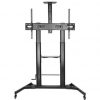Soporte de suelo inclinable con ruedas y manivela aisens ft100te-171 para tv 60-100"/ hasta 100kg