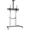 Soporte de suelo con ruedas aisens ft100te-259 para tv de 60-100"/ hasta 100kg