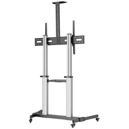 Soporte de suelo con ruedas aisens ft100te-259 para tv de 60-100"/ hasta 100kg