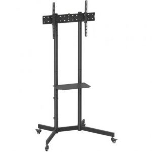 Soporte de suelo inclinable con ruedas aisens ft70te-333 para tv 37"-70"/ hasta 45kg