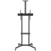 Soporte de suelo inclinable con ruedas/ soporte de cámara aisens ft70te-335 para tv 37"-70"/ hasta 45kg