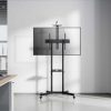 Soporte de suelo inclinable con ruedas/ soporte de cámara aisens ft70te-335 para tv 37"-70"/ hasta 45kg