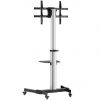 Soporte de suelo inclinable con ruedas aisens ft86tre-197 para tv 37-86"/ hasta 50kg