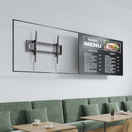 Soporte de pared inclinable aisens wt120t-243 para tv de 60-120"/ hasta 160kg