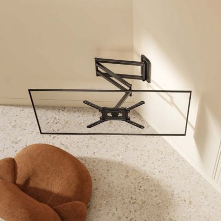 Soporte de pared giratorio/ inclinable/ nivelable aisens wt65tsle-385 para monitores y tv de 23-65"/ hasta 35kg