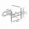 Soporte de pared giratorio/ inclinable/ nivelable aisens wt70tsle-023 para tv de 37-70"/ hasta 40kg