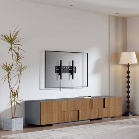 Soporte de pared inclinable aisens wt86t-315 para tv de 37-86"/ hasta 75kg