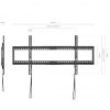 Soporte de pared fijo aisens wt90f-119 para tv de 37-90"/ hasta 75kg