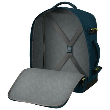 Mochila american tourister take2cabin m para portátiles hasta 15.6"/ 38.2l/ azul