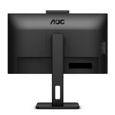 Monitor profesional aoc 24p3qw 23.8"/ full hd/ webcam/ multimedia/ regulable en altura/ negro