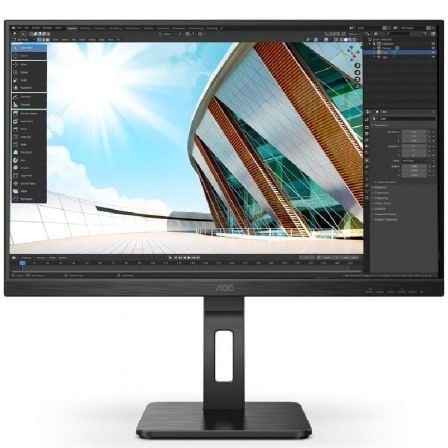 art_aoc-m-27p2q_1 Monitor profesional aoc 27p2q 27"/ full hd/ multimedia/ regulable en altura/ negro