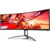Monitor gaming ultrapanorámico curvo aoc agon ag493ucx2 48.8"/ dual qhd/ 1ms/ 165hz/ va/ multimedia/ negro