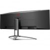 Monitor gaming ultrapanorámico curvo aoc agon ag493ucx2 48.8"/ dual qhd/ 1ms/ 165hz/ va/ multimedia/ negro