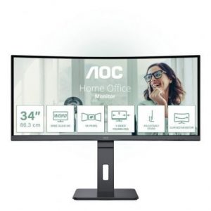 art_aoc-m-cu34p3cv_1 Monitor profesional curvo aoc cu34p3cv 34"/ wqhd/ multimedia/ regulable en altura/ negro