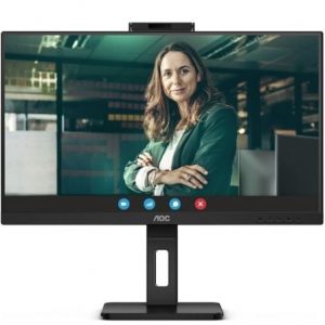 art_aoc-m-q27p3qw_1 Monitor profesional aoc q27p3qw 27"/ qhd/ webcam/ multimedia/ regulable en altura/ negro