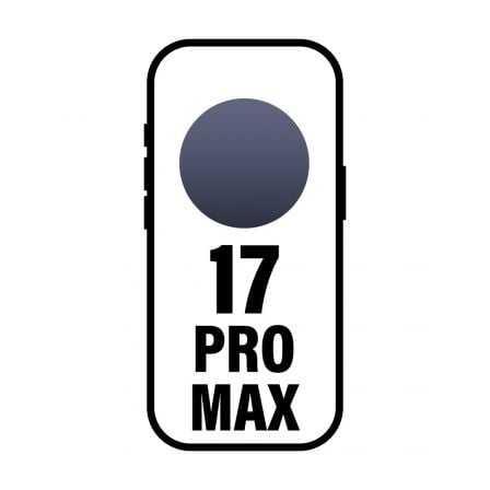 Smartphone apple iphone 17 pro max 256gb/ 6.9"/ 5g/ azúl oscuro