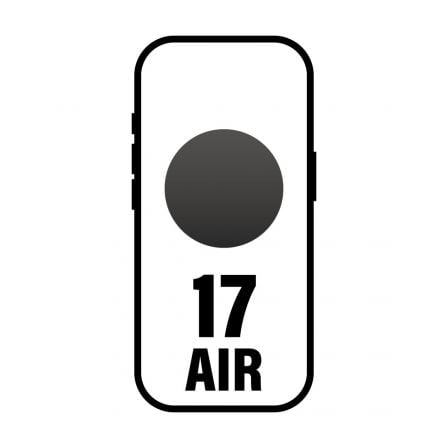 Smartphone apple iphone air/ 256gb/ 6.5"/ negro espacial