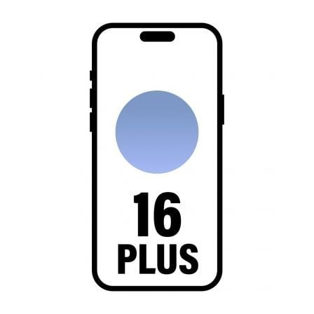 Smartphone apple iphone 16 plus 128gb/ 6.7"/ 5g/ azul ultramar