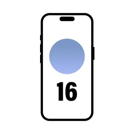 Smartphone apple iphone 16 128gb/ 6.1"/ 5g/ azul ultramar