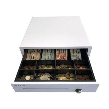 Cajón portamonedas approx appcash01wh/ manual y automático/ blanco