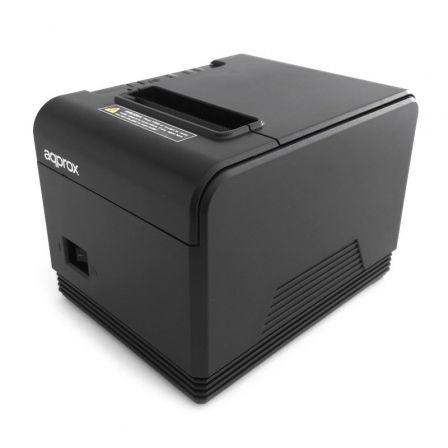 Impresora de tickets approx apppos80am3/ térmica/ ancho papel 80mm/ usb-rs232-ethernet/ negra