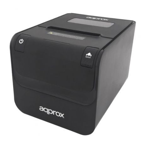 Impresora de tickets approx apppos80usb+wifi/ térmica/ ancho papel 80 y 58mm/ usb-wifi-rj11/ negra