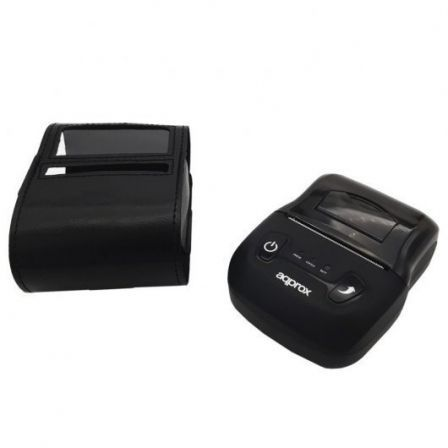 Impresora de tickets approx apppos58portable+/ térmica/ ancho papel 58mm/ usb-bluetooth/ negra