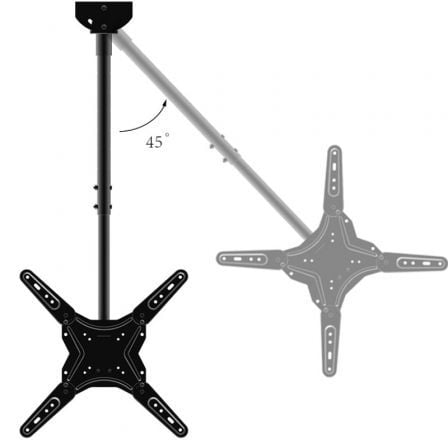 Soporte de techo inclinable approx appstt01 para tv de 17-55"/ hasta 40kg