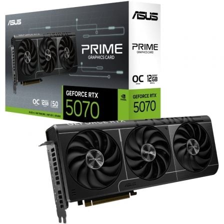 Tarjeta gráfica asus prime geforce rtx 5070 oc edition/ 12gb gddr7