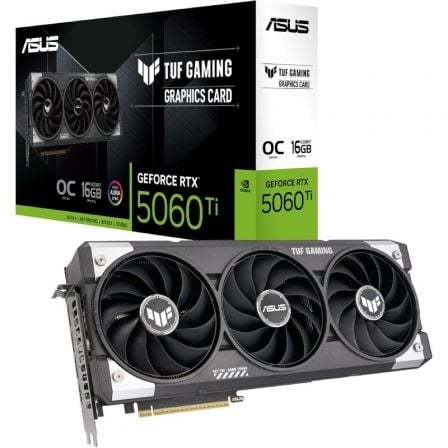 Tarjeta gráfica asus tuf gaming geforce rtx 5060 ti oc/ 16gb gddr7