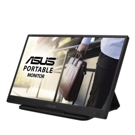 Monitor portátil asus zenscreen mb166c 15.6"/ full hd/ negro