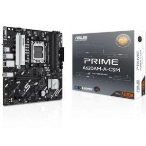 Placa base asus a620am-a-csm socket am5/ ddr5/ pcie 4.0/ micro atx