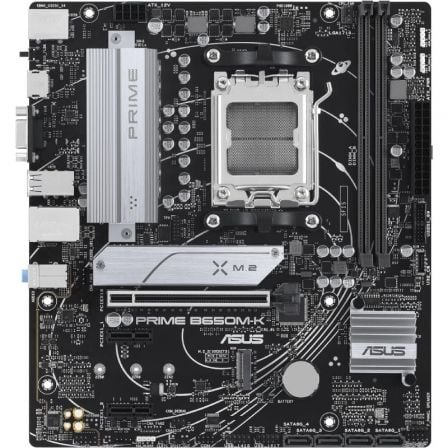 Placa base asus prime b650m-k/ socket am5/ ddr5/ pcie 5.0/ micro atx