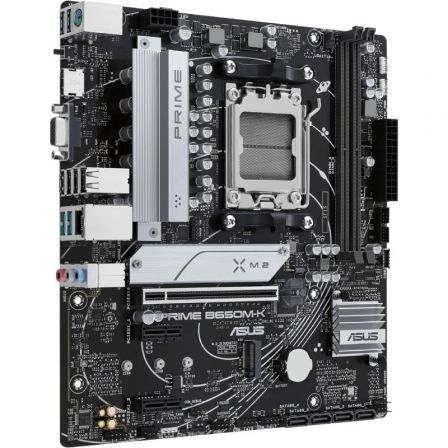 Placa base asus prime b650m-k/ socket am5/ ddr5/ pcie 5.0/ micro atx