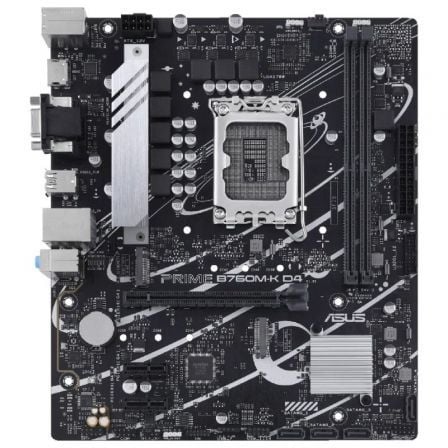 Placa base asus prime b760m-k d4 socket 1700/ ddr4/ pcie 4.0/ micro atx