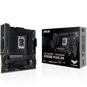 Placa base asus tuf gaming b760m-plus d4/ socket 1700/ ddr4/ pcie 5.0/ micro atx
