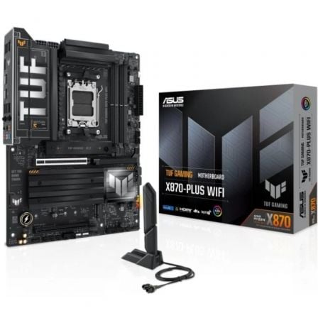 Placa base asus tuf gaming x870-plus wifi/ socket am5/ ddr5/ pcie 5.0
