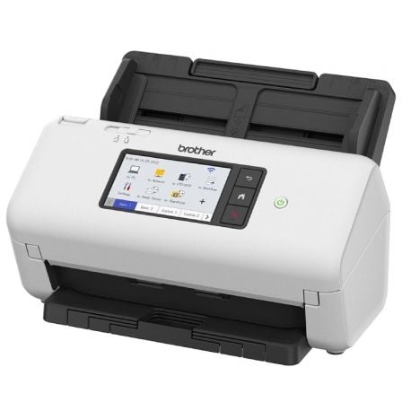 Escáner documental brother ads-4700w con alimentador de documentos adf/ doble cara