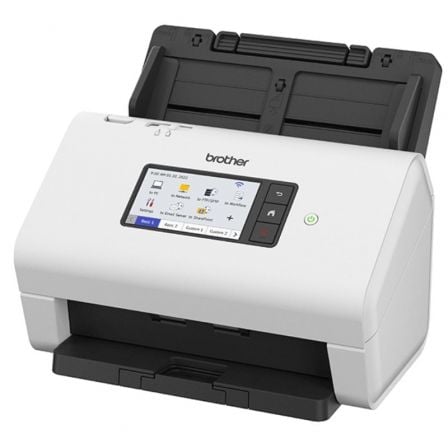 Escáner documental brother ads-4900w con alimentador de documentos adf/ doble cara