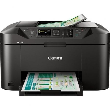 Multifunción canon maxify mb2150 wifi/ fax/ dúplex/ negra