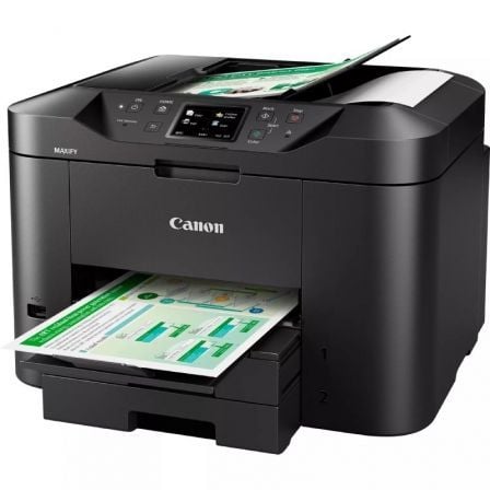 Multifunción canon maxify mb2750 wifi/ fax/ dúplex/ negra