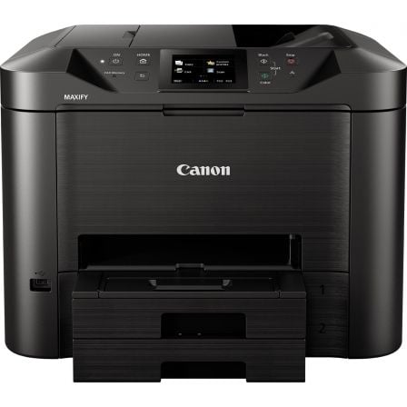 Multifunción canon maxify mb5450 wifi/ fax/ dúplex/ negra