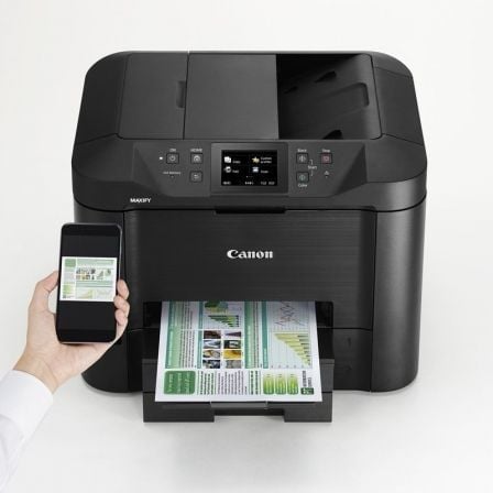 Multifunción canon maxify mb5450 wifi/ fax/ dúplex/ negra